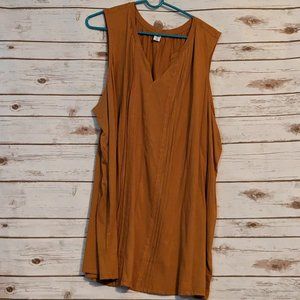 NWT - Old Navy Cotton Tank with Lace Detail Size 4X